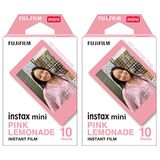 Fujifilm Instax Mini Pembe Limonata 10x2 Film Seti