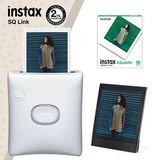 Fujifilm Instax SQ Link Beyaz Yazıcı 10lu Square Film ve Pleksi Çerçeve