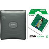 Fujifilm Instax Sq Link Yeşil Ex D Akıllı Telefon Yazıcısı + 10'lu Film - Standart