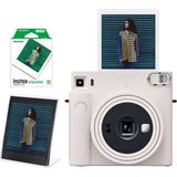 Fujifilm Instax Sq1 Beyaz Fotoğraf Makinesi + 10'lu Kare Film ve Pleksi Çerçeve Seti - Standart