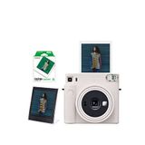 Fujifilm Instax Sq1 Beyaz Fotoğraf Makinesi + 10'lu Kare Film Ve Pleksi Çerçeve Seti