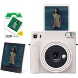 Fujifilm Instax Sq1 Beyaz Fotoğraf Makinesi + 20'li Kare Film ve Pleksi Çerçeve Seti - Standart