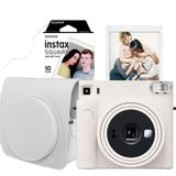Fujifilm Instax SQ1 Beyaz Fotoğraf Makinesi - Çanta - 10'lu Film Seti
