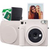 Fujifilm Instax SQ1 Beyaz Fotoğraf Makinesi ve Hediye Seti 2 Kare Film Formatı ile