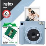 Fujifilm Instax Sq1 Buz Mavi Kare Fotoğraf Makinesi ve 10'lu Film Seti ile Anlık Çekim