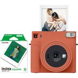 Fujifilm Instax Sq1 Terracotta Turuncu Fotoğraf Makinesi + 10'lu Kare Film - Standart