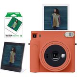 Fujifilm Instax Sq1 Terracotta Turuncu Fotoğraf Makinesi + 10'lu Kare Film ve Pleksi Çerçeve - Standart