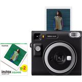 Fujifilm Instax SQ40 Siyah Fotoğraf Makinesi + 20'li Kare Film Seti - Standart