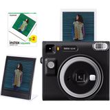 Fujifilm Instax SQ40 Siyah Fotoğraf Makinesi + 20'li Kare Film ve Pleksi Çerçeve Seti - Standart