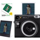 Fujifilm Instax SQ40 Siyah Fotoğraf Makinesi 20'li Kare Film ve Pleksi Çerçeve Seti
