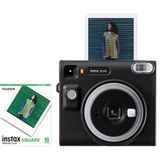 Fujifilm Instax SQ40 Siyah Fotoğraf Makinesi ve 10'lu Kare Film Set