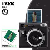 Fujifilm Instax Sq40 Siyah Fotoğraf Makinesi ve 10lu Kare Film