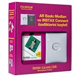 Fujifilm Instax Square Link Beyaz Bundle Box Akıllı Telefon Yazıcısı