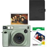 Fujifilm Instax Wide 400 Yeşil Fotoğraf Makinesi + 20'li Film ve Deri Albüm Hediye Seti - 3