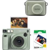 Fujifilm Instax Wide 400 Yeşil Fotoğraf Makinesi + 20'li Film ve Eva Kılıf Hediye Seti - Standart