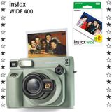 Fujifilm Instax Wide 400 Yeşil Fotoğraf Makinesi ve 20'li Film ile Anlık Fotoğraf Çekimi