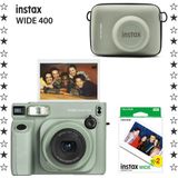Fujifilm Instax Wide 400 Yeşil Fotoğraf Makinesi ve 20'li Film Seti ile Eva Kılıf Hediye
