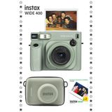 Fujifilm Instax Wide 400 Yeşil Fotoğraf Makinesi ve 20'li Film ve Eva Kılıf Hediye Seti