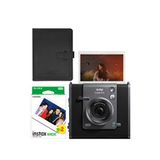 Fujifilm Instax Wide Evo Anında Baskı Hybrid Fotoğraf Makinesi 20'li Film Ve Wide Albüm Hediye Seti - Siyah
