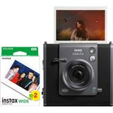 Fujifilm Instax Wide Evo Siyah Şipşak Anında Baskı Hybrid Fotoğraf Makinesi ve 20'li Film - Standart
