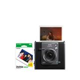 Fujifilm Instax Wide Evo Siyah Şipşak Anında Baskı Hybrid Fotoğraf Makinesi ve 20'li Film