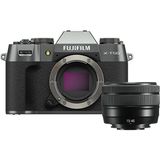 Fujifilm X-T50 +15-45mm Lens Antrasit Aynasız Fotoğraf Makinesi