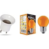 Fujika 15W (E-27 Duylu) Renkli Gece Lambası Ampulu Turuncu Işık
