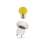 Fujika Duy Fişli + 15W E-27 Duylu Renkli Gece Lambası Ampulu Sarı Işık