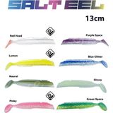 Fujin 021 Blue Glitter Salt Eel Body 13 cm 3 Adet Silikon Yem Gövde