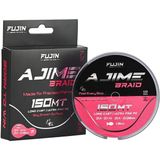 Fujin Ajime Braid PE İp Misina 150mt 0.08 mm Kalınlık 1.5-3.8 kg Çeker Pembe Renk