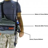 Fujin Explorer Bag Spin & Siyah Gri LRF Çantası