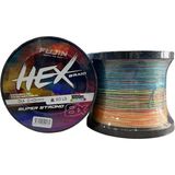 Fujin Hex 8x 1000MT 0.40MM 36.3kg Ip Örgü Misina Multi Color - Çok Renkli