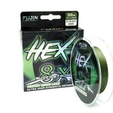 Fujin Hex Braid 8x 300MT 0,18 mm Moss Green Pe İp Misina