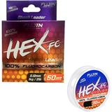 Fujin Hex Fc 50MT 0.12MM Fluorocarbon Leader Misina - Şeffaf
