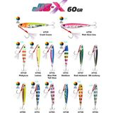 Fujin Jig-X 60GR Shore Jigging Jig Yem MT21 Rainbow - Renkli - 1 adet