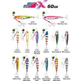 Fujin Jig-X 60gr Shore Jigging Jig Yem RENK: Zebra Glow MT-04
