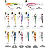 Fujin Jig-X 60Gr Shore Jigging - Metal Jig Yem Mt24 Blue Pink Tail Glow