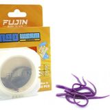 Fujin Mad Worm 9 cm LRF Silikonu Glow Mor Yem