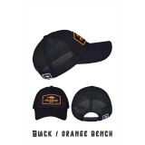 Fujin Pro Angler Black + Orange Bench Şapka