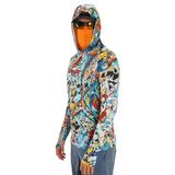 Fujin Pro Angler S24 Buff&hoodie Makai Orange - XX Large