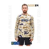 Fujin Pro Angler S24 T-Shirt Narural Camo Large (L) - Naturel