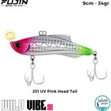Fujin Wild Vibe 9cm 34GR Vibrasyon Suni Yem 251 Uv Pink Head Tail