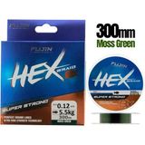 Fujin Yeni Hex 8x 0.12MM 300MT Moss Green Ip Misina - Koyu Yeşil