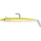 Fujin Zand Eel 11 cm 7 gr ve 14 gr Double Body ve Jig Head Silikon Yem - Blue Silver
