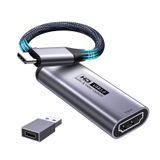 Fulfalic Video Yakalama Kartı, 4K HDMI - USB C 3.0 Yakalama Kartı, 1080P HD 60fps Canlı ve Kaydetme Video Ses Kapmak için Oyun, Akış, Öğretim, Video Konferans