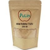 Fulin Ham Kakao Tozu %10-12 Yağlı - 250 gr - Doğal ve İşlenmemiş Kakao, Yüksek Antioksidan İçeriği (Raw Cocoa)