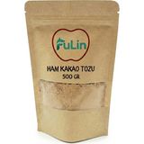 Fulin Ham Kakao Tozu %10-12 Yağlı- 500 gr -Doğal ve İşlenmemiş Kakao, Yüksek Antioksidan İçeriği (Raw Cocoa)