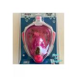 Full Face Maske Şnorkel Set Takımı Pembe Renk L/Xl