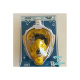Full Face Maske Şnorkel Set Takımı Sarı Renk L/Xl