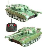 Full Fonksiyonlu Pilli Uzaktan Kumandalı Leopar Tank - Yeşil